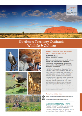 Northern Territory Outback, Wildlife & Culture